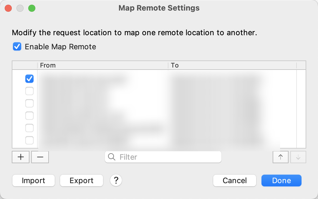 使用 Map Remote 功能代理本地开发地址到远程地址